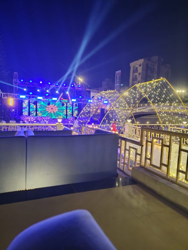 Night view at Riyank Farms